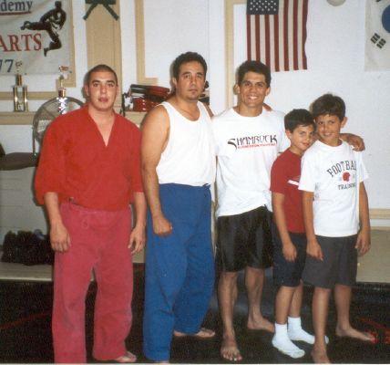 Frank Shamrock w/ De Alba Boys 